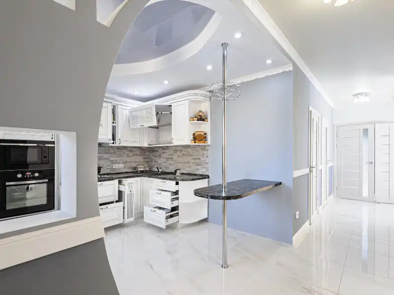 Aliağa LED aydınlatmalı asma tavan alçıpan uygulaması