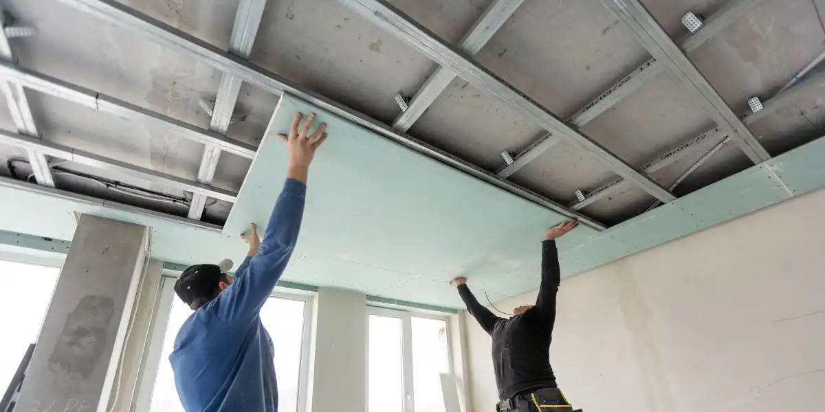 Kınık alçıpan ustası bölme duvar ve asma tavan uygulaması