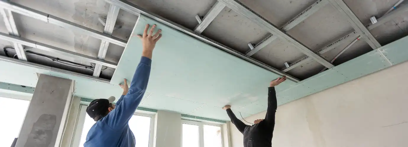 Profesyonel alçıpancı bölme duvar ve asma tavan uygulaması